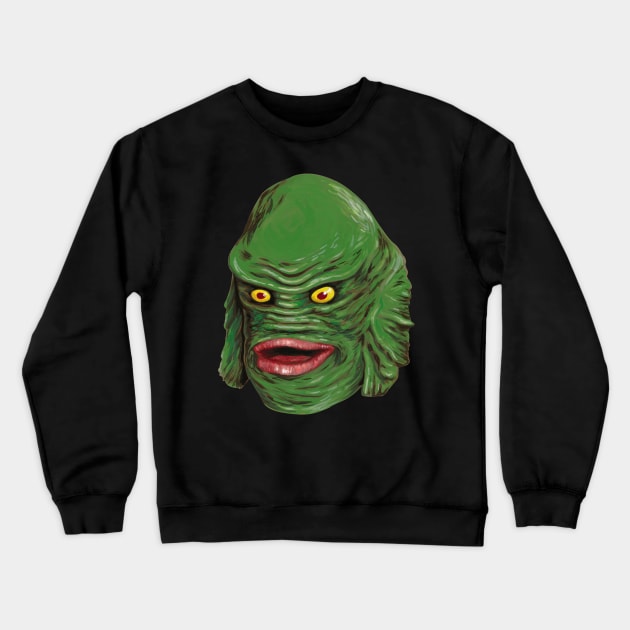 Creature Crewneck Sweatshirt by Famous When Dead